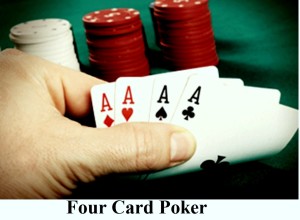 how to play four card poker